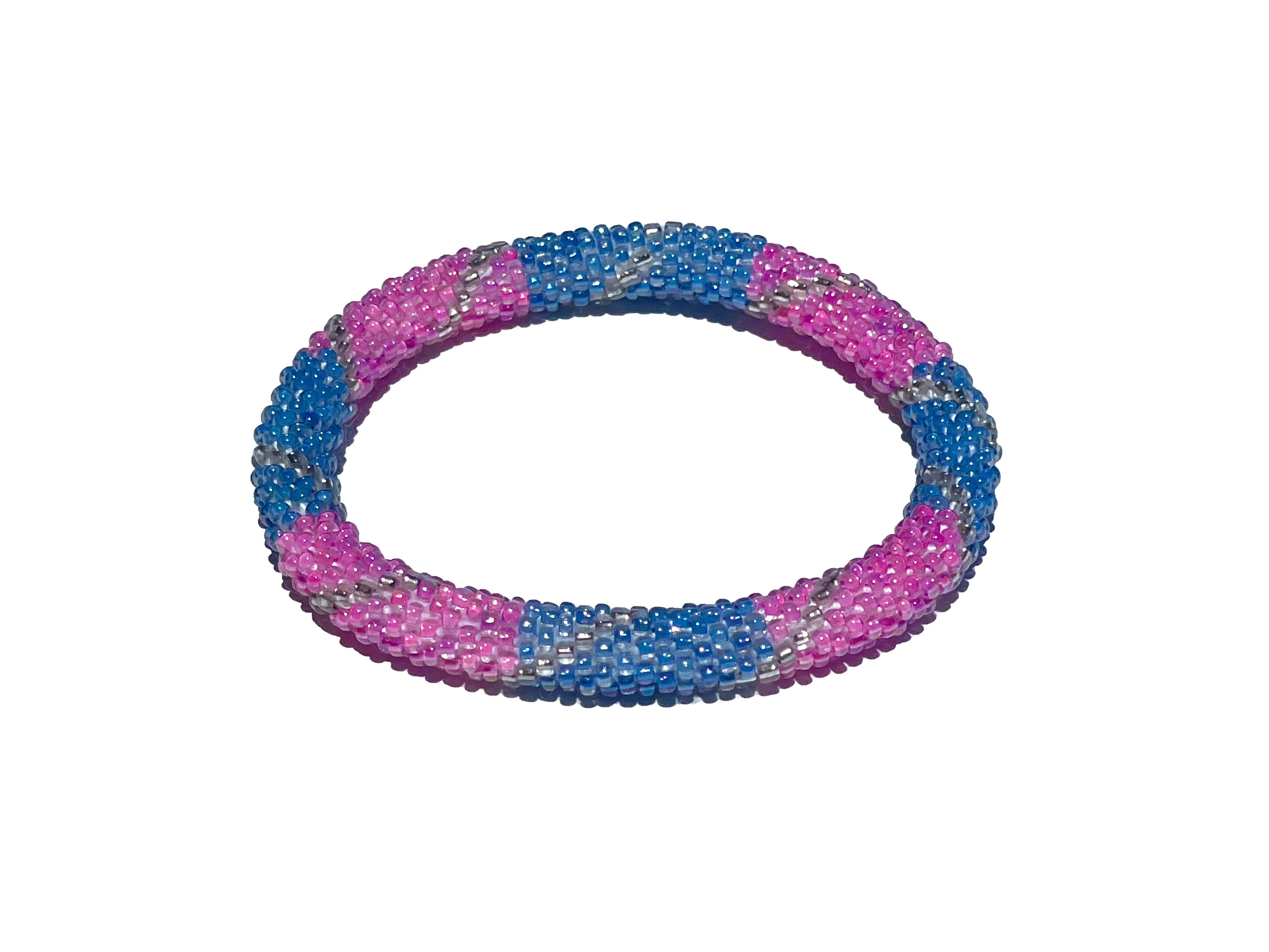 Nepal Mission-Silver, Purple & Blue Blocks