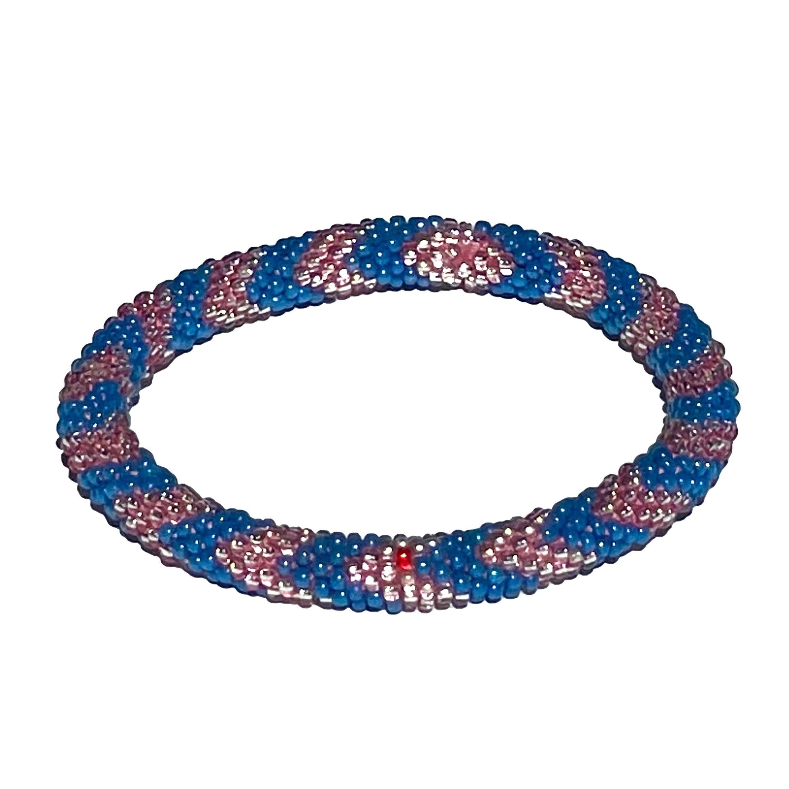 Nepal Mission-Pink & Navy Spirals