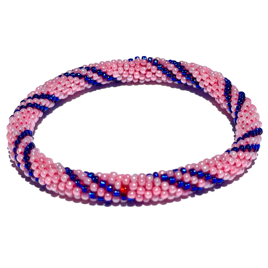 Nepal Mission-Pink & Blue Spirals