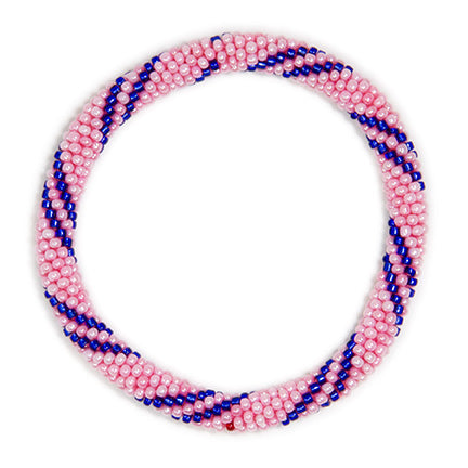 Nepal Mission-Pink & Blue Spirals