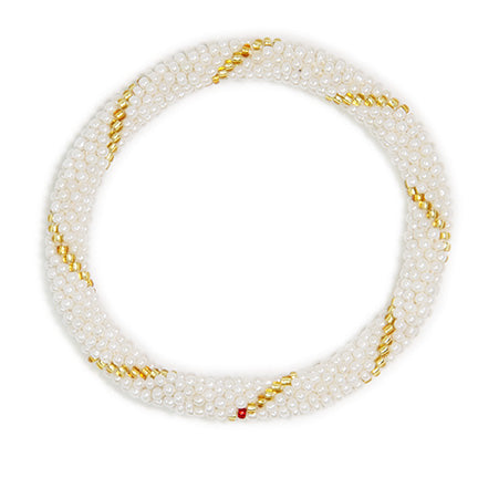 Nepal Mission-Gold & White Spirals