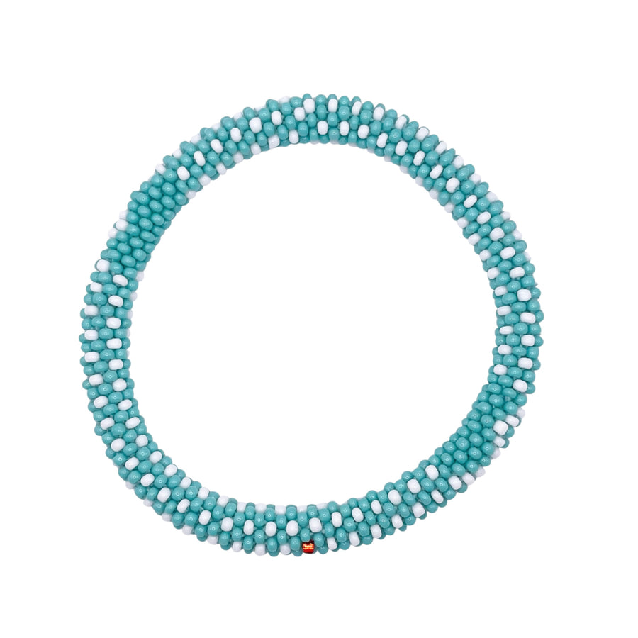 Nepal Mission-Teal Polka Dots